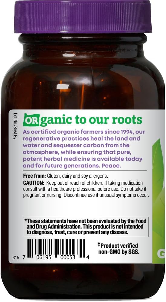 Organic Saw Palmetto Capsules by Oregon's Wild Harvest - 90 Count, 1170mg, Vegetarian Formula