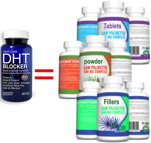 Organic Saw Palmetto Oil with Beta Sitosterol for Prostate Health & Hair Loss - DHT Blocker & Sleep Aid (30-Day Supply)