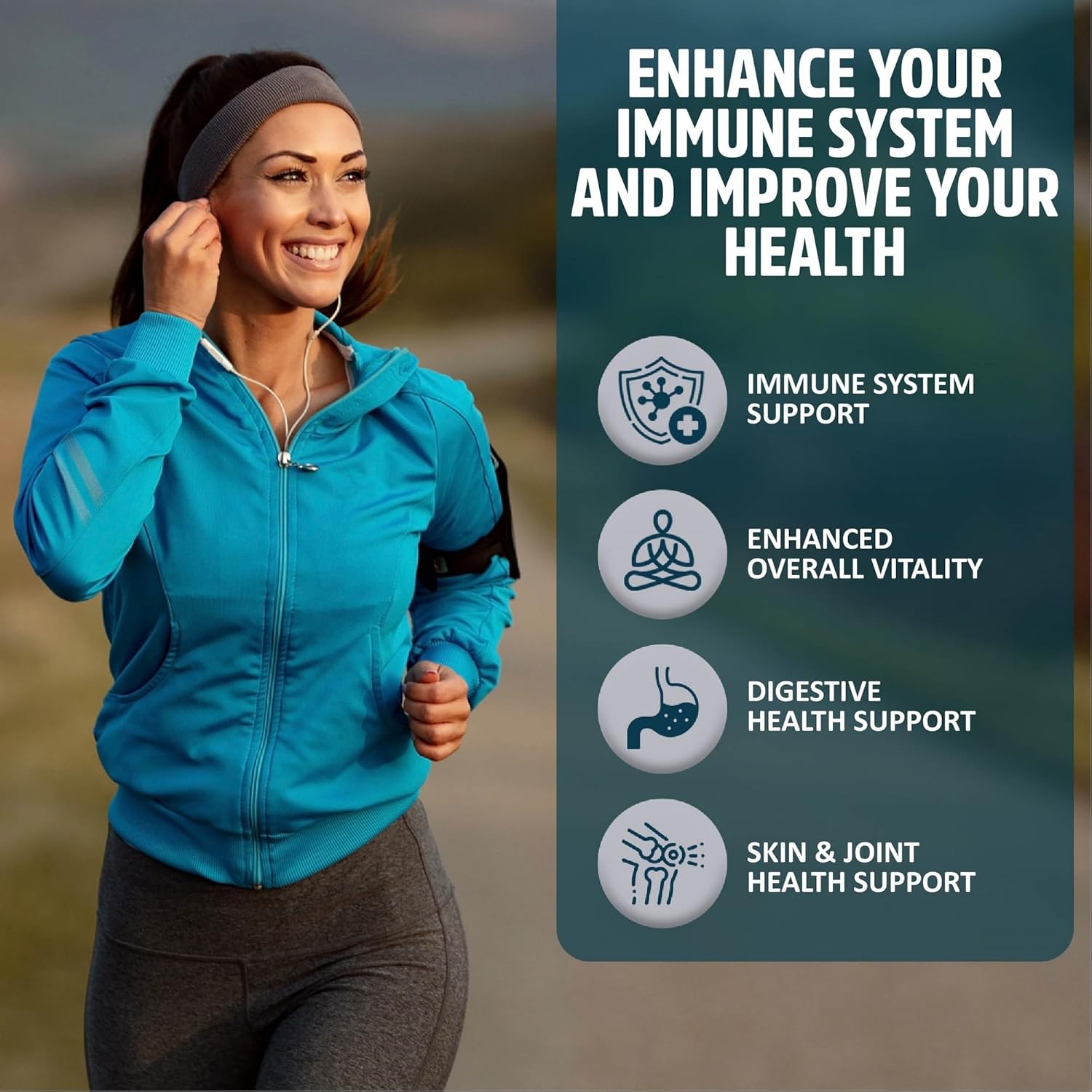 Organic Sea Moss Capsules with Black Seed Oil, Ashwagandha, and Ginger - Multimineral Supplement with Irish Seamoss, Bladderwrack, Burdock Root, Turmeric, Shilajit - 120 Capsules - USA Made