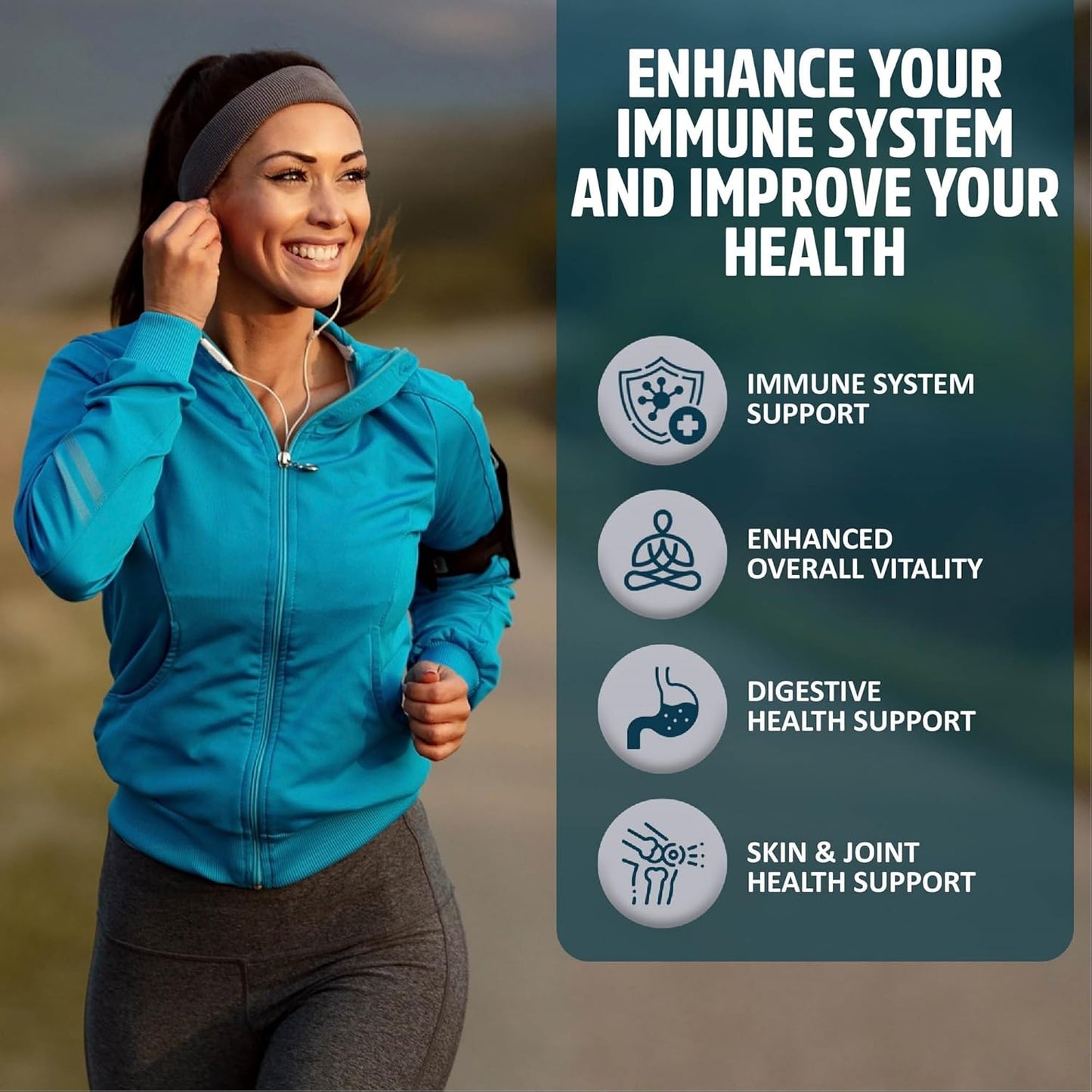 Organic Sea Moss Capsules with Black Seed Oil, Ginger, Ashwagandha, Burdock Root, Bladderwrack, Turmeric, Shilajit - Multimineral Supplement (120 Capsules)