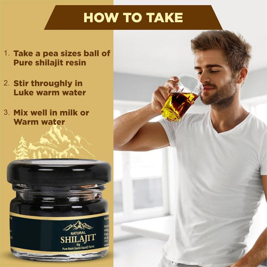 Organic Shilajit Resin 600mg - Pure Himalayan Shilajit with 85+ Trace Minerals - Energy & Immune Support - 30g (1 Pack)