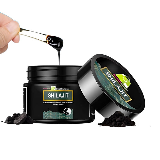 Organic Shilajit Resin 600mg - Pure Himalayan Shilajit with 85+ Trace Minerals