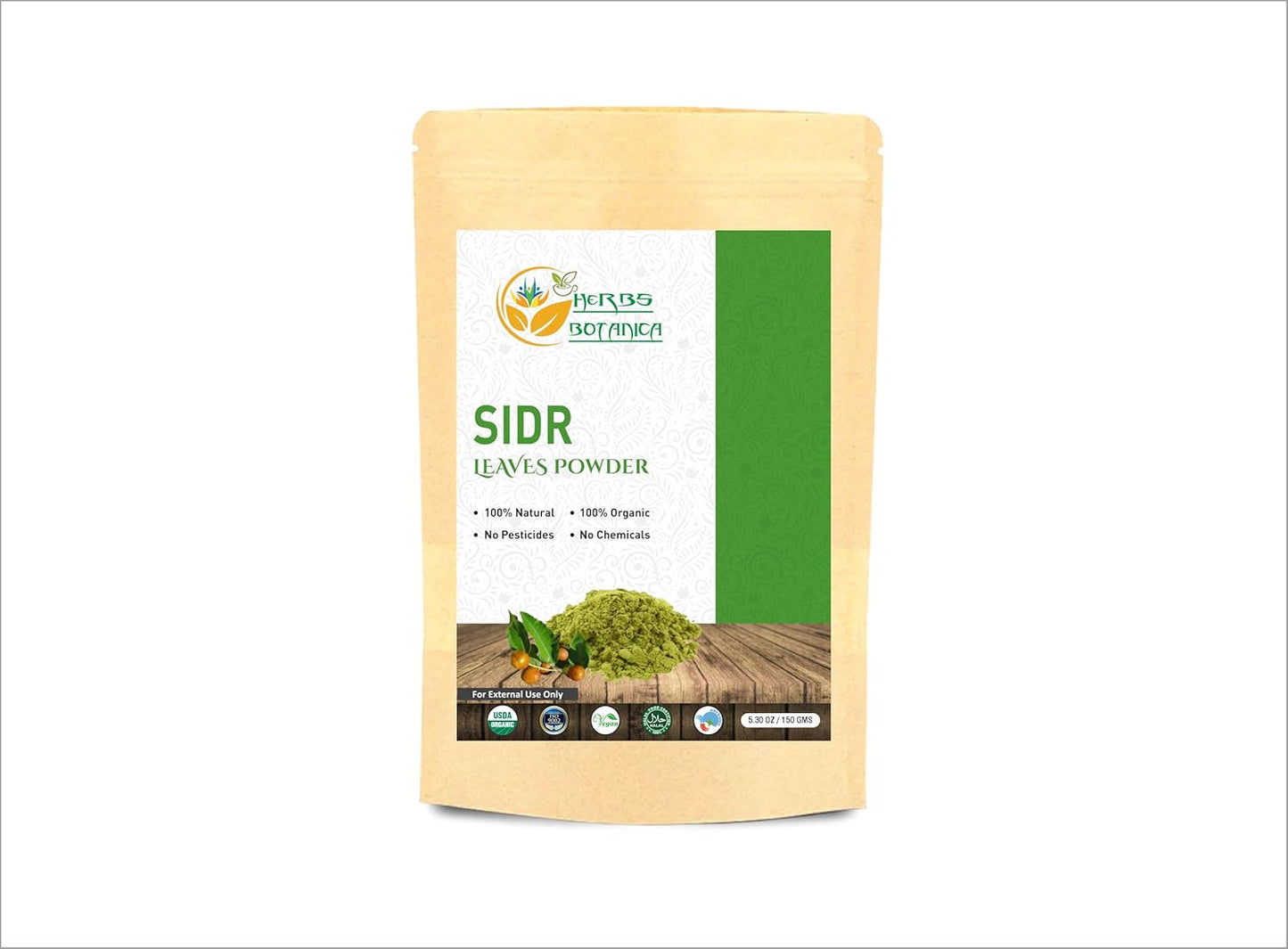 Organic Sidr Leaves Powder for Health Support & Digestion | Handpicked & Finely Ground for Maximum Nutrients 5.3 oz