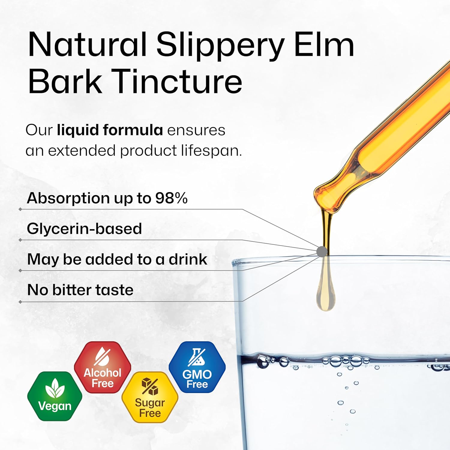 Organic Slippery Elm and Chlorophyll Tincture Bundle - 2 Fl. Oz. Each