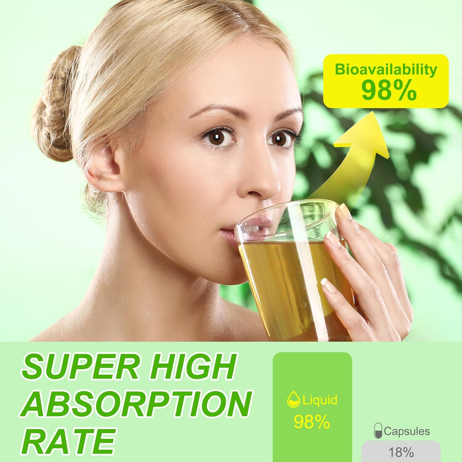 Organic Soursop Graviola Liquid Drops for Immune Support and Cell Health - 2 Fl Oz, No Sugar/Gluten - Natural Herbal Goodness