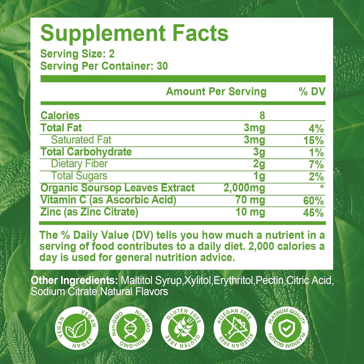 Organic Soursop Gummies and Liquid Drops Bundle - Natural and Delicious Soursop Supplements