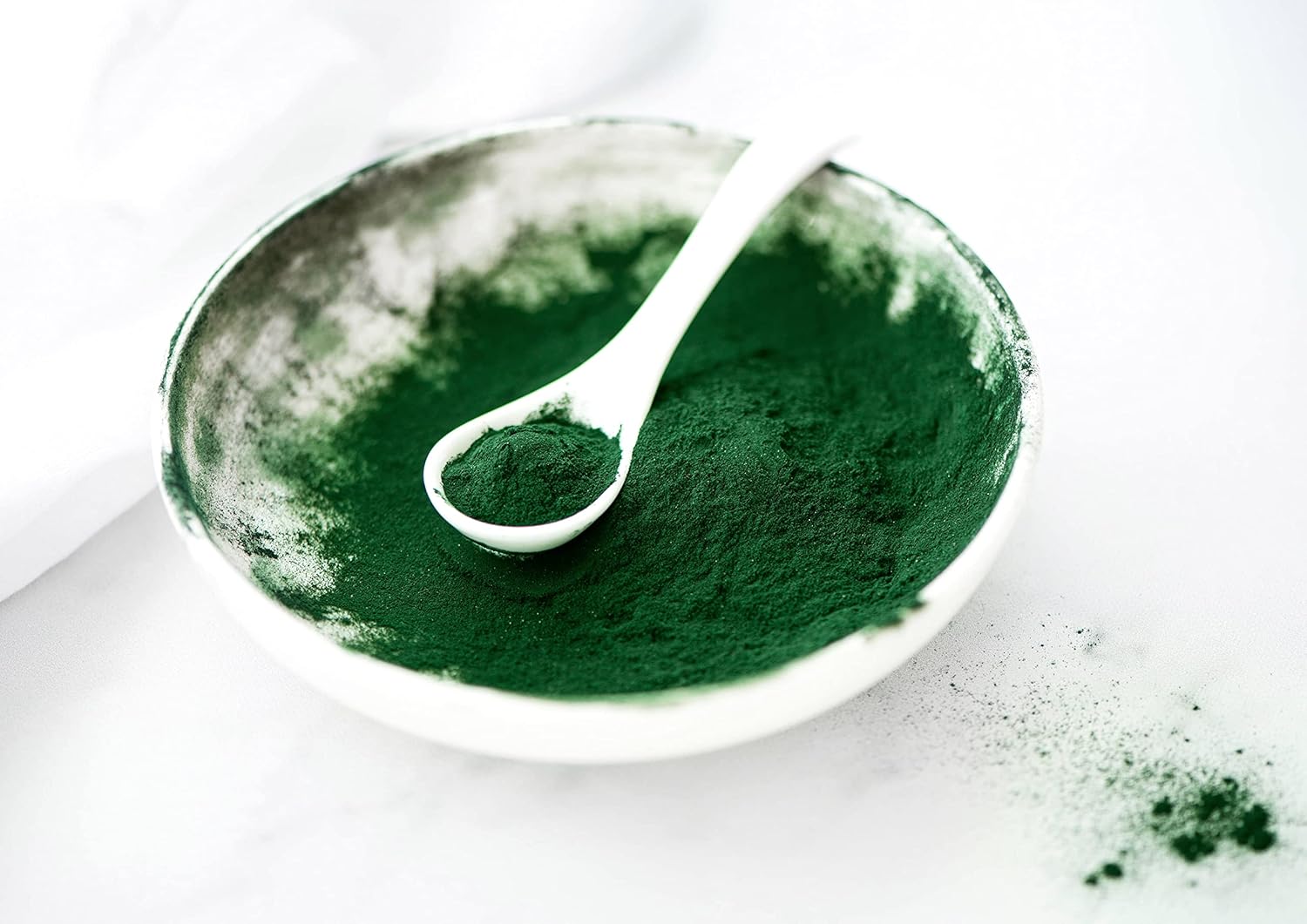 Organic Spirulina and Chlorella Powder Mix - 8oz, Non-GMO, Rich in Chlorophyll, Vegan Superfood