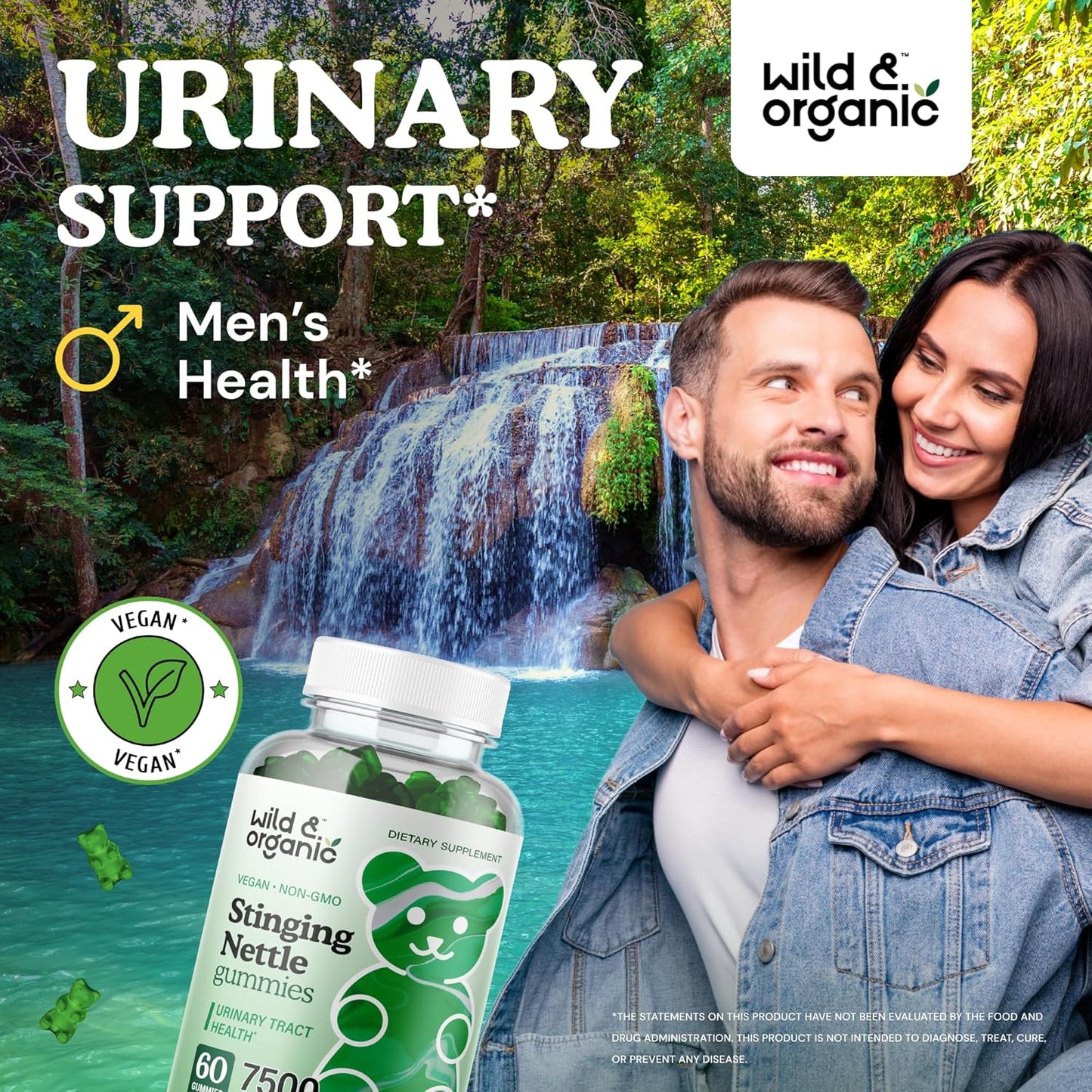 Organic Stinging Nettle Root and Ashwagandha Gummies for Natural Wellness Boost