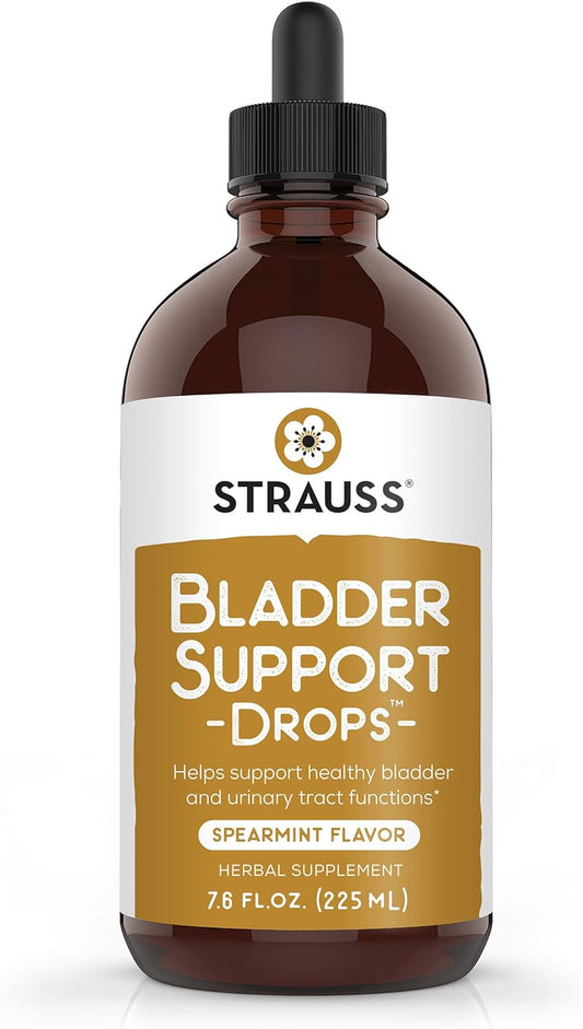 Organic Strauss Naturals Heartdrops for Urinary Health, Gluten-Free, Soy-Free, Non-GMO - 7.6 fl oz