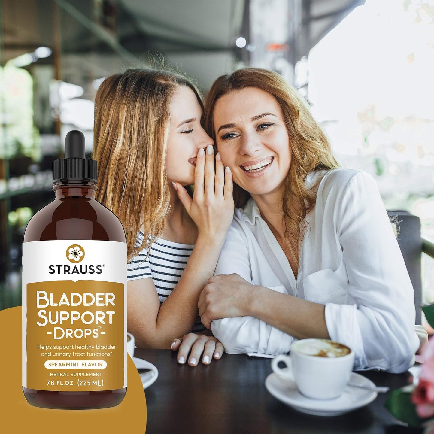 Organic Strauss Naturals Heartdrops for Urinary Health, Gluten-Free, Soy-Free, Non-GMO - 7.6 fl oz