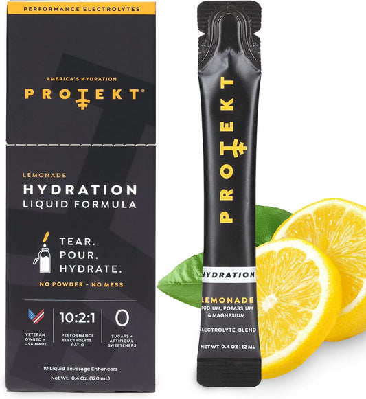 Organic Sugar-Free Electrolyte Lemonade Packets for Fast Hydration & Recovery | On-The-Go Liquid Electrolyte Drink - 10 Pack - BoostGo Australia