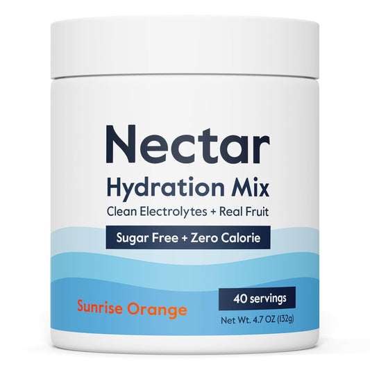 Organic Sugar-Free Electrolyte Powder for Rapid Rehydration - Hydration Solution with Zero Calories - Keto and Paleo Friendly (Orange, 40 Servings)