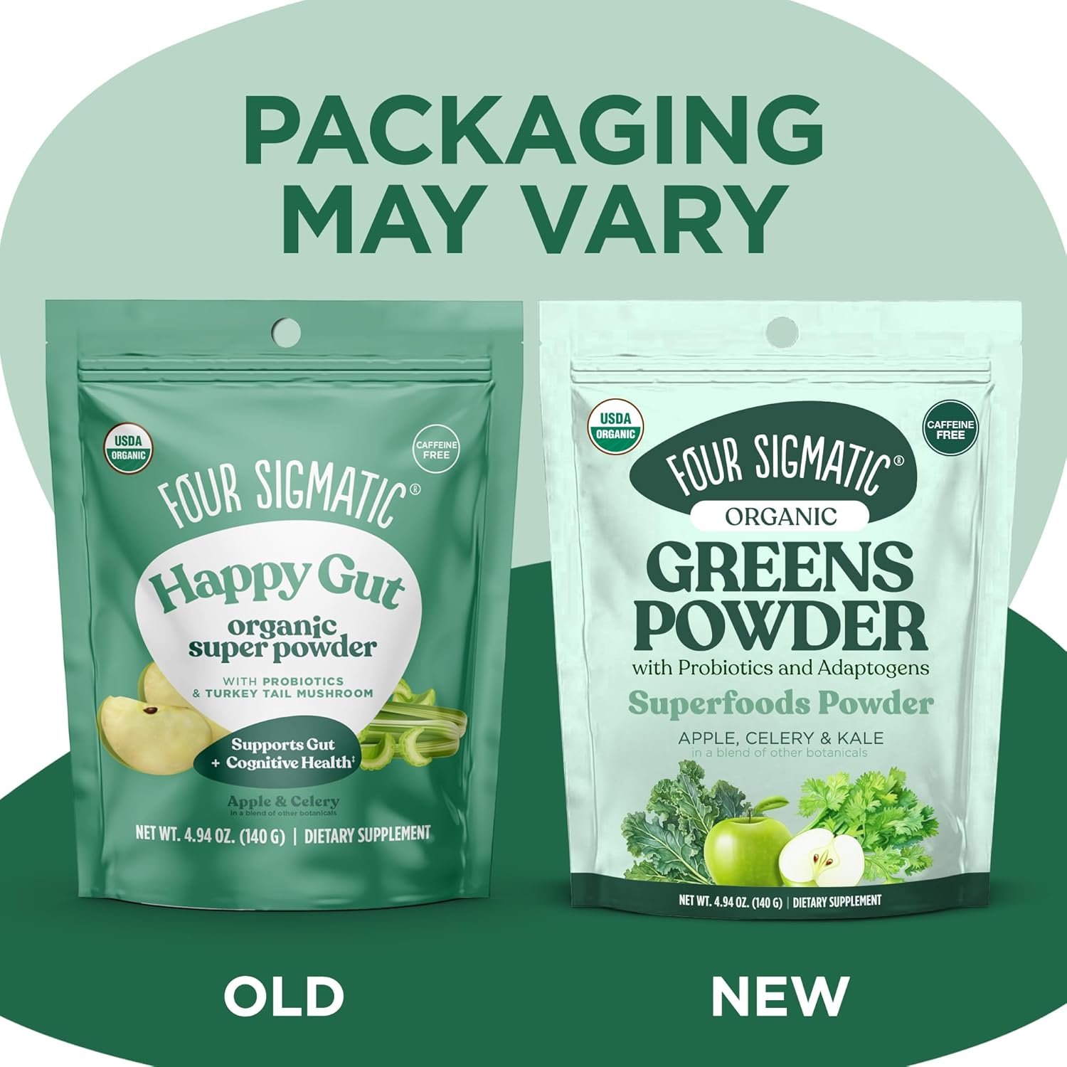 Organic Super Greens Powder with Probiotics & Prebiotics - 4.94 oz.