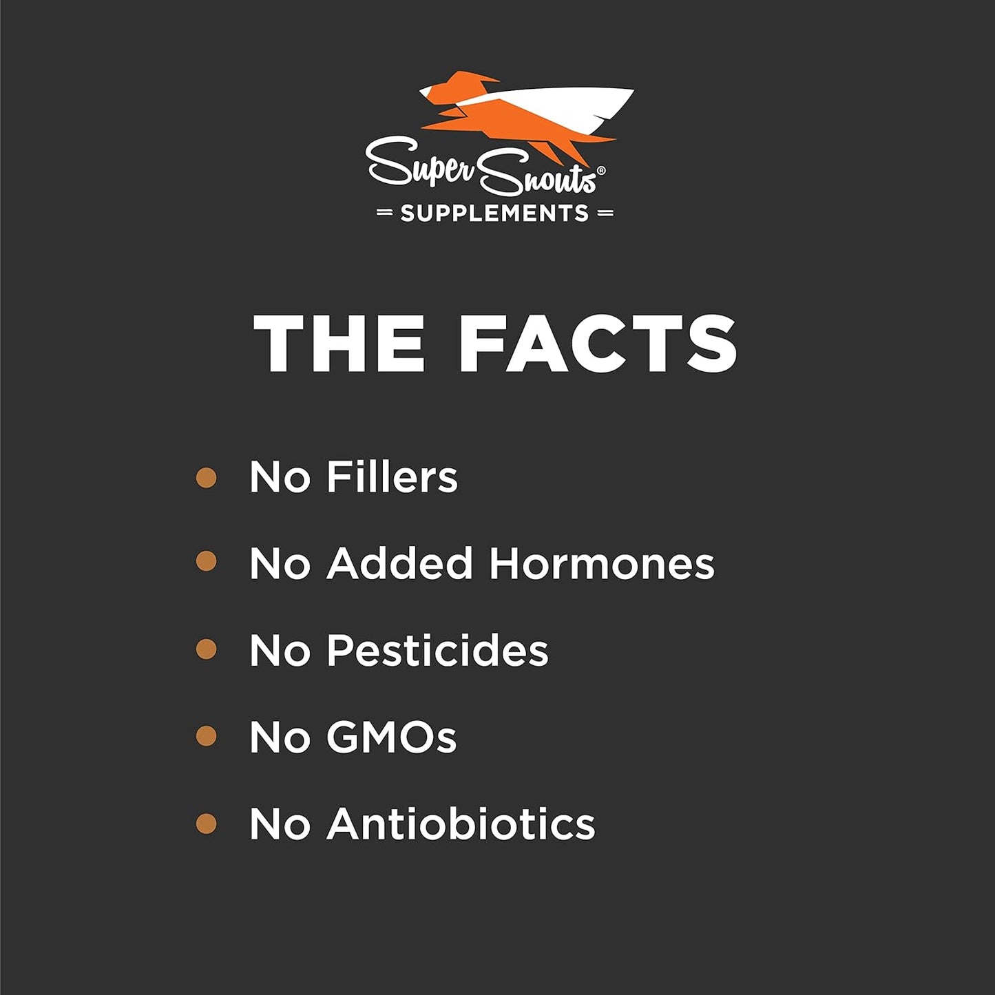 Organic Super Snouts Turkey Tail Mushroom Supplement Powder for Dogs & Cats - 2.64 oz, Made in USA, Antioxidant, Inflammation, Immune Support
