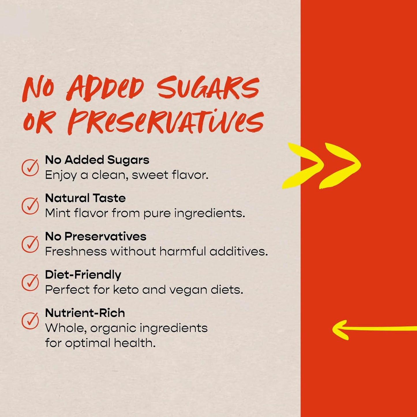 Organic Superfood Greens Powder with MSM for Gut Health, Energy, and Immune Support - Mint Flavor, Sugar Free, Non-GMO, Keto, Vegan - 60 Servings
