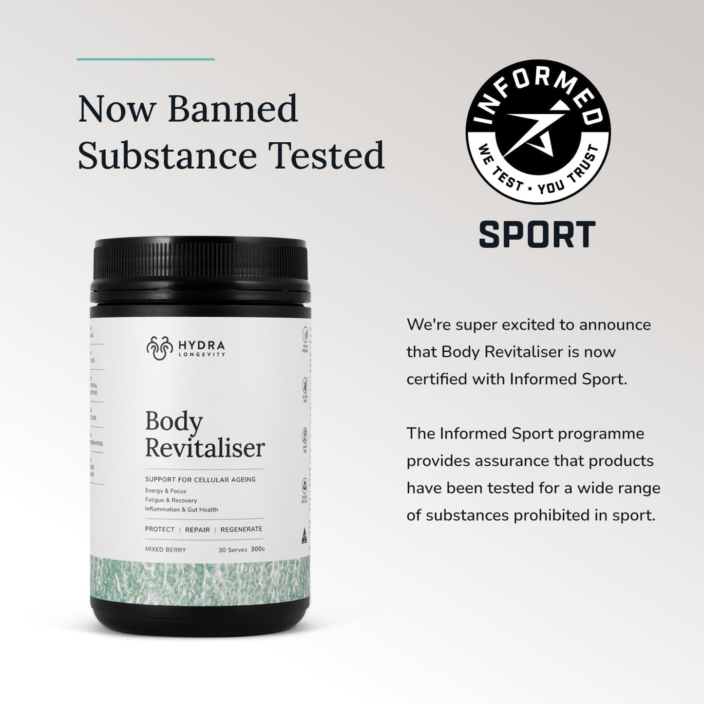 Organic Superfood Powder for Body Revitalization with 49 Ingredients, Prebiotics, Chlorella, Reishi, Vegan, Non-GMO, Gluten-Free - 300g
