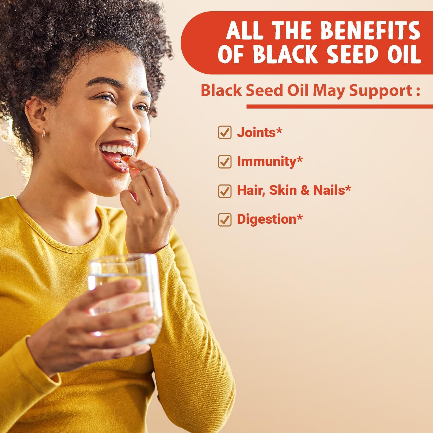 Organic Turkish Black Seed Oil Capsules with 2% Thymoquinone - Cold Pressed Liquid Black Cumin Nigella Sativa Seed Oil - 120 Count, 500mg per Capsule