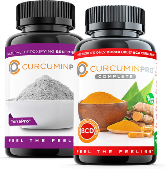 Organic Turmeric Curcumin Bundle for Gut Health & Immune Support | BioSoluble Capsules | 1 Month Supply