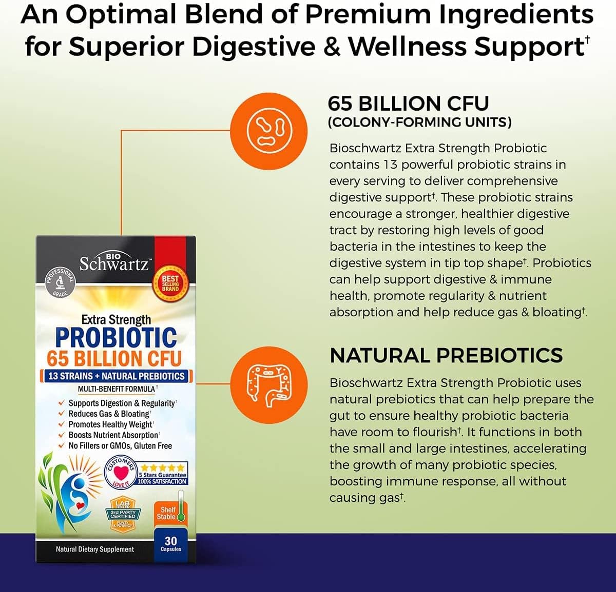 Organic Turmeric Curcumin, Ginger, and Probiotic Bundle - 1 Month Supply - BioSchwartz