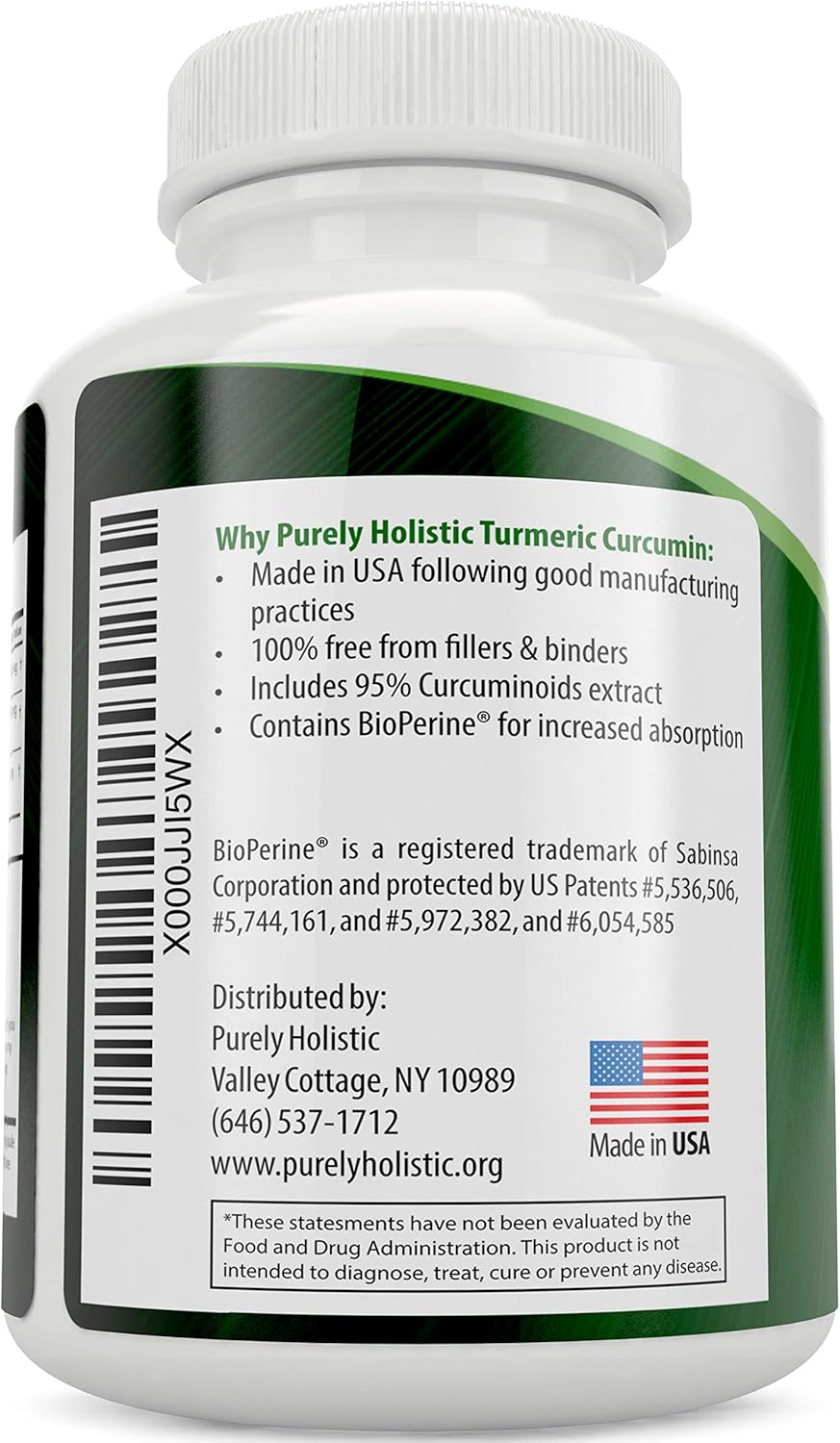 Organic Turmeric Curcumin with Red Yeast Rice and Niacin - 240 Capsules