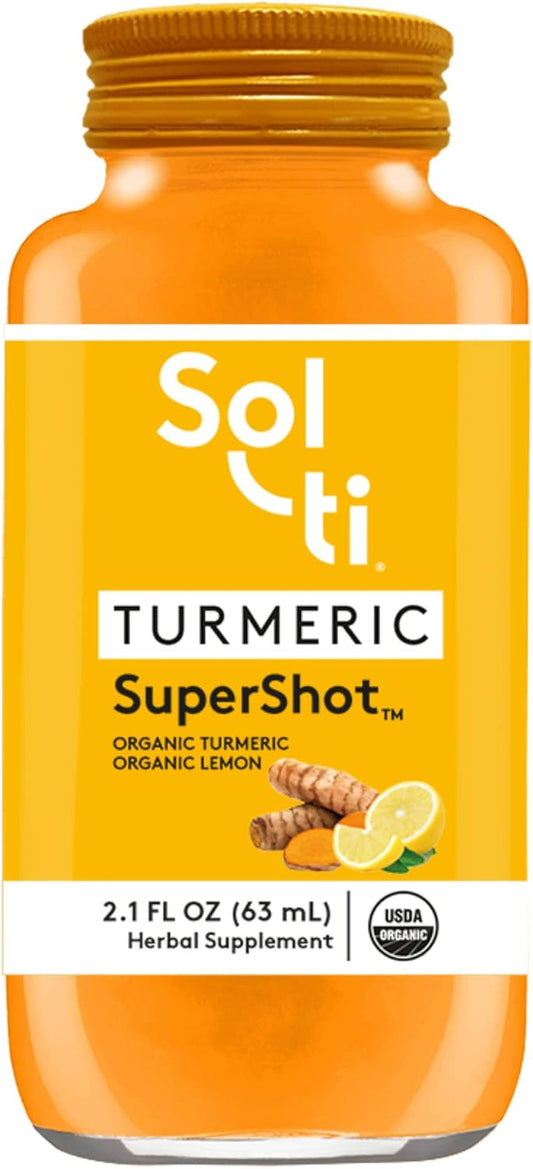 Organic Turmeric Supershot by Sol-ti - 2.1 Fluid Ounces
