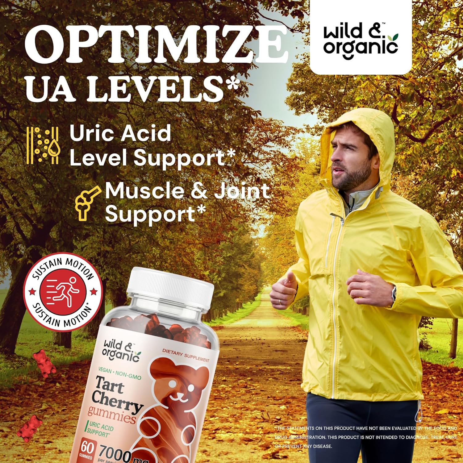 Organic Uric Acid Cleanse Tincture and Tart Cherry Gummies - 2 fl oz for Joint Health