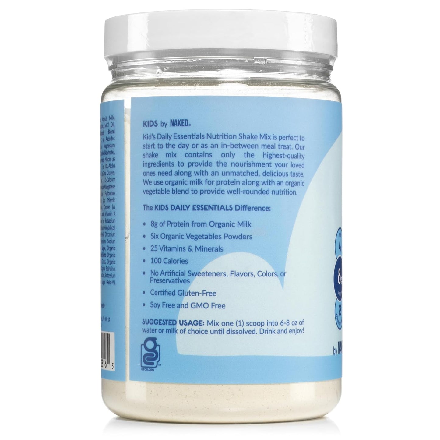 Organic Vanilla Kids Protein Shake with 25 Vitamins & Minerals, Made with Milk & 6 Vegetables, No Artificial Ingredients - BoostGo Australia