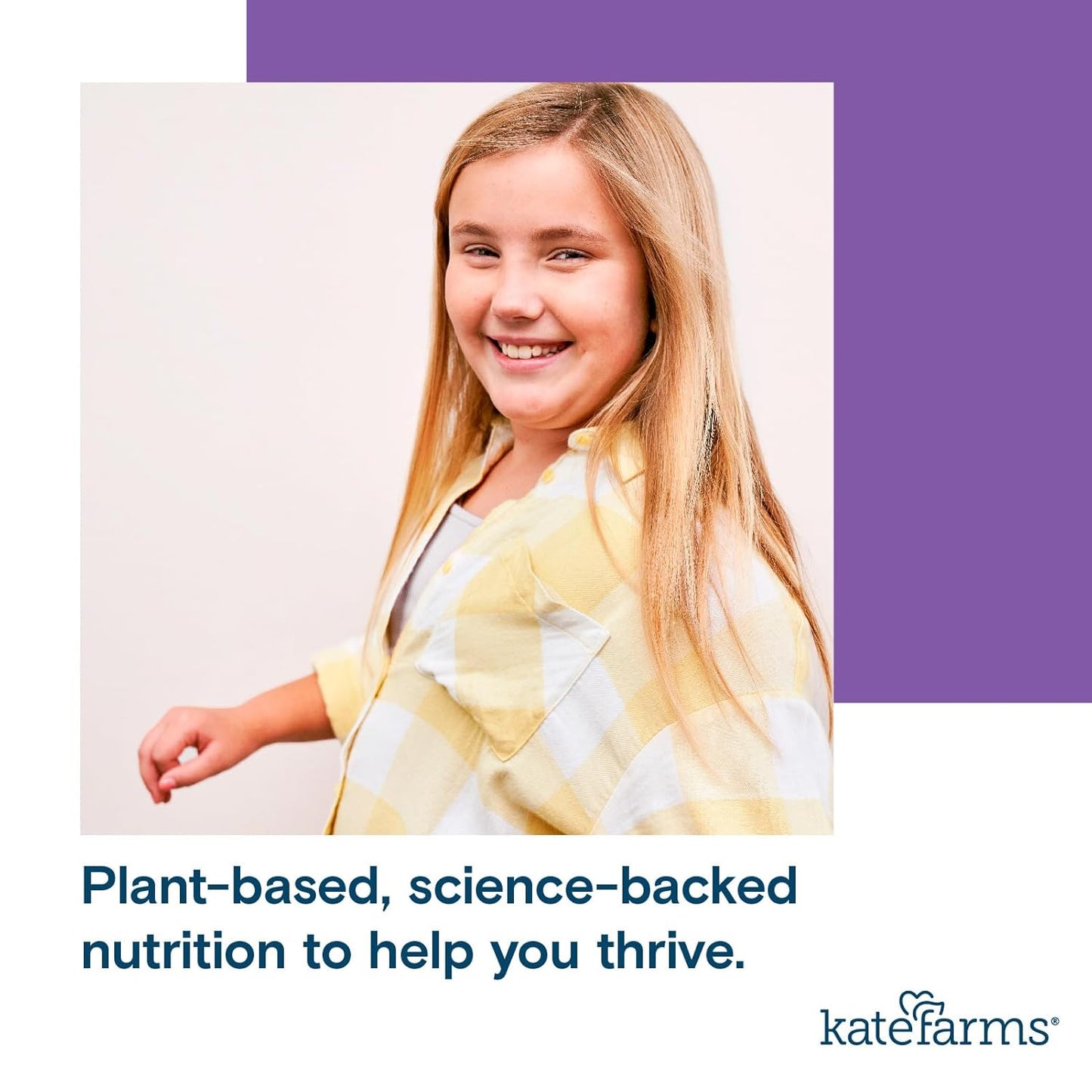 Organic Vanilla Pediatric Peptide Formula by KATE FARMS, Sole-Source Hydrolyzed Plant-Based Nutrition for Oral or Tube Feeding - 8.45 oz (12 pack) - BoostGo Australia