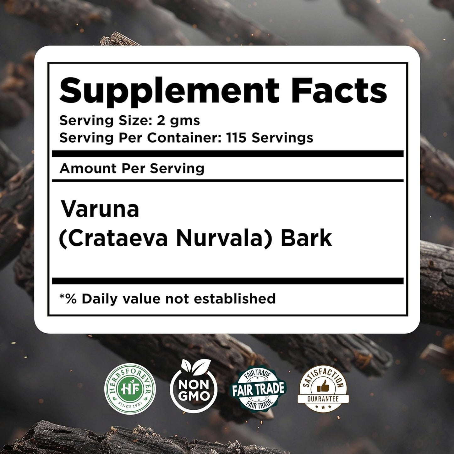 Organic Varuna Crataeva Nurvala Powder 230g - Non-GMO, Vegan Extract for Bladder & Kidney Support, Natural Balance & Wellness