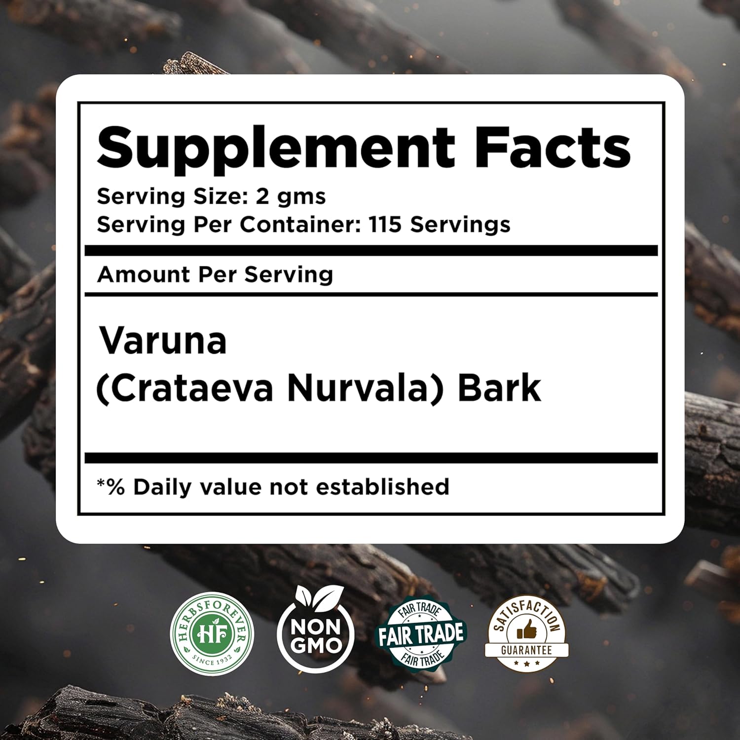 Organic Varuna Crataeva Nurvala Powder 230g - Non-GMO, Vegan Extract for Bladder & Kidney Support, Natural Balance & Wellness