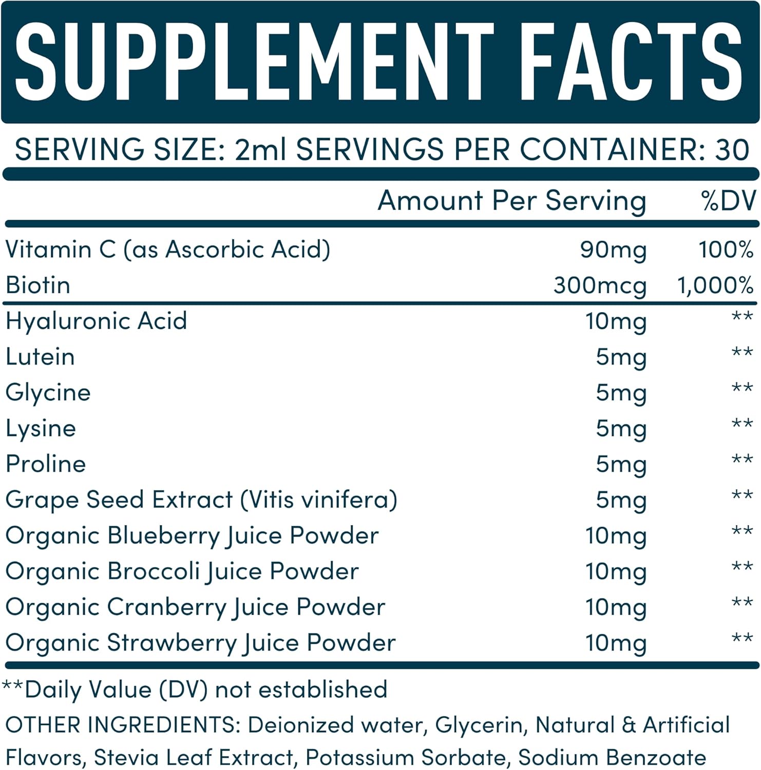 Organic Vegan Collagen Booster Liquid Supplement with Vitamin C, Biotin, Hyaluronic Acid & Amino Acids - 120ml, 60 Day Supply - BoostGo Australia