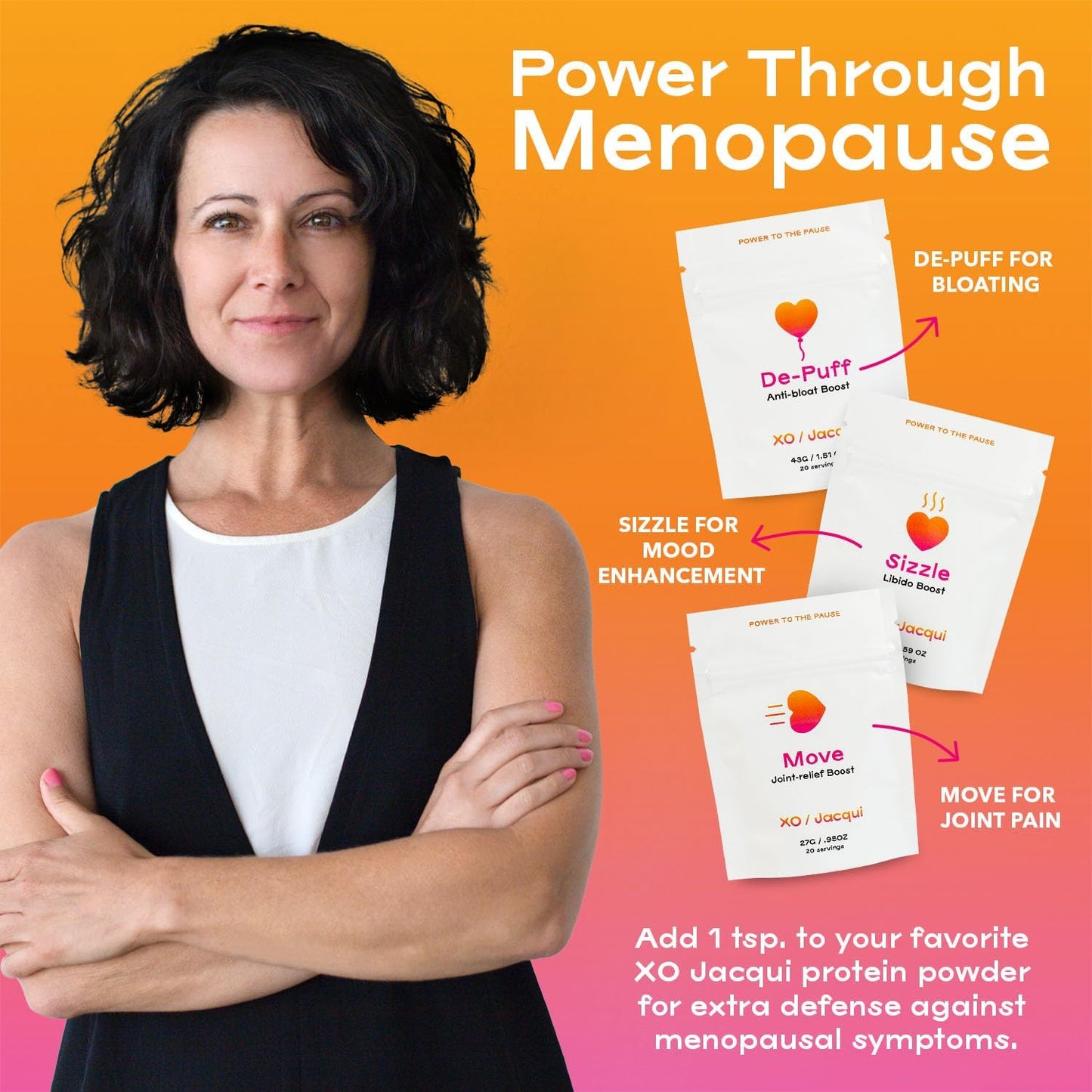 Organic Vegan Menopause Support Booster for Joints & Mobility with Pumpkin, Turmeric, and Chia Seeds