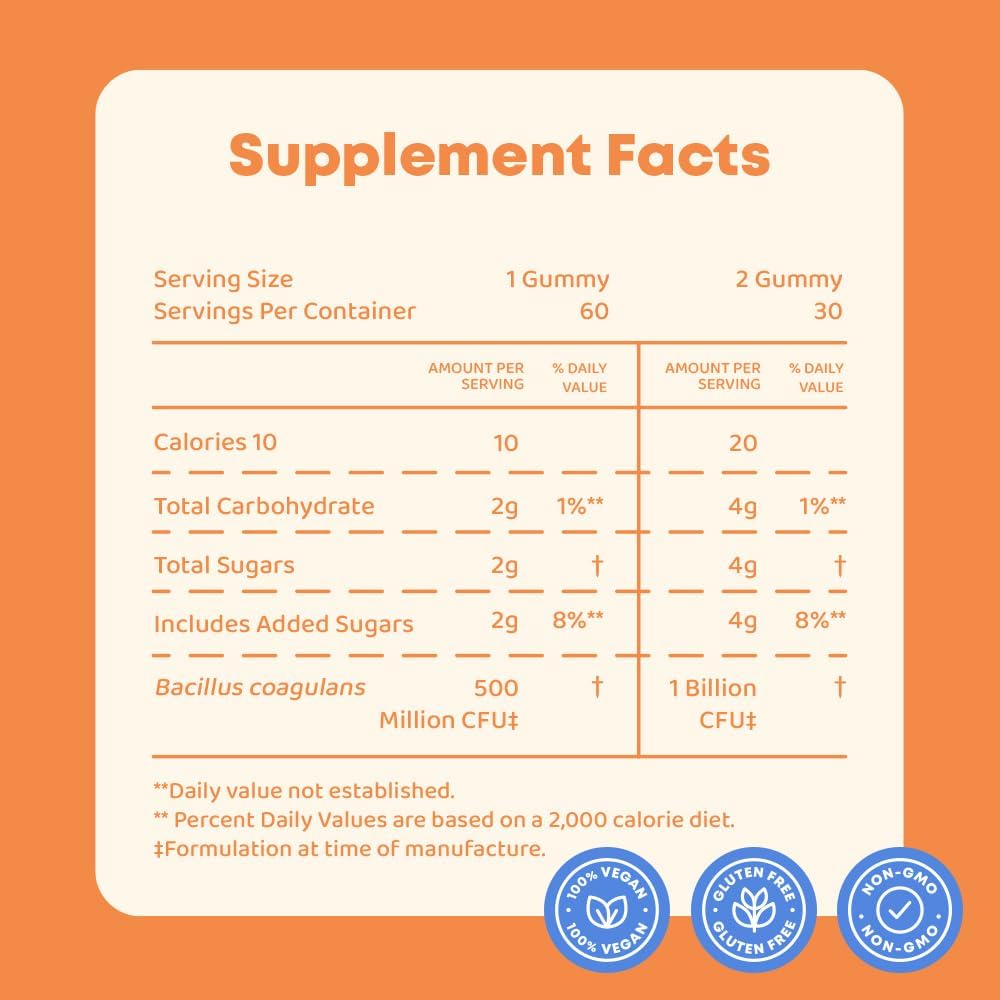 Organic Vegan Probiotic Gummies for Kids - Immune and Digestive Support with Multi Enzymes, Prebiotics, and Probiotics - Strawberry Flavor, 60 Gummy Vitamins