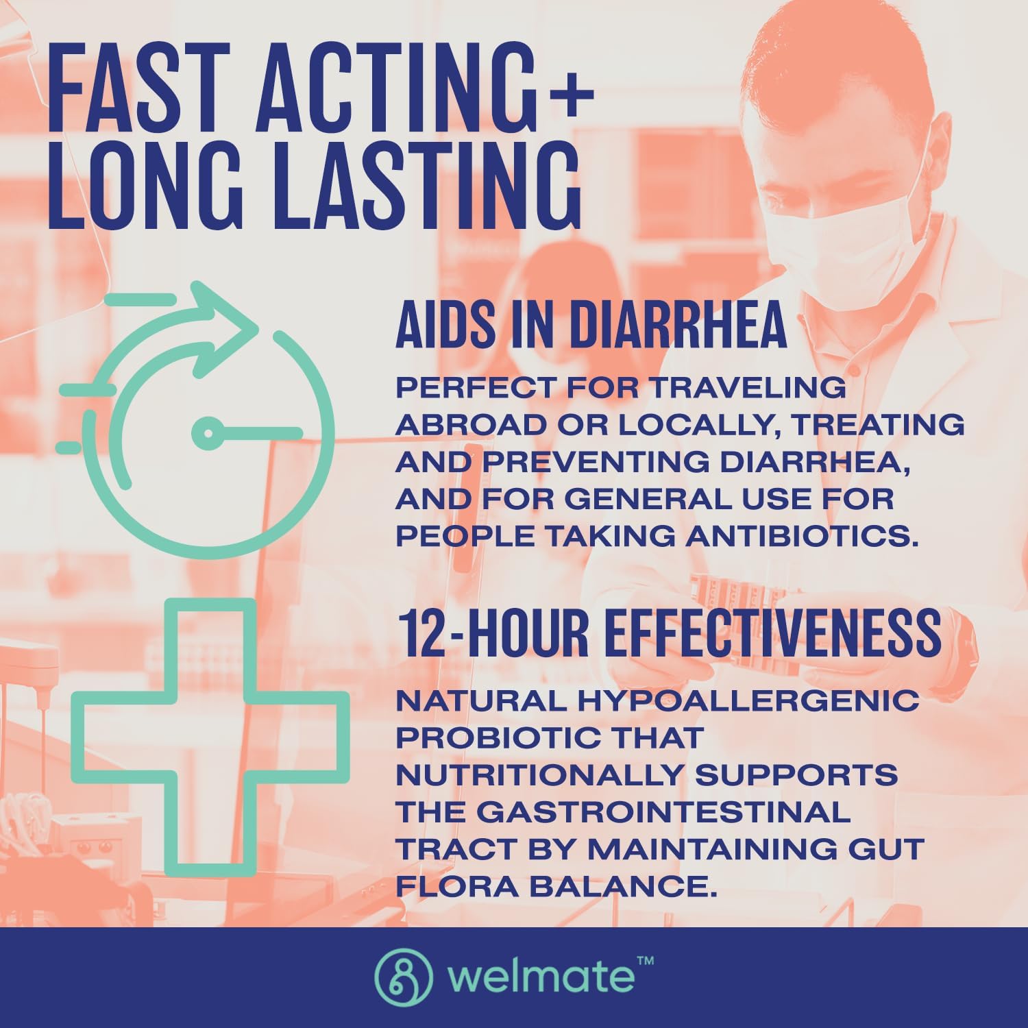 Organic Vegan Probiotic Supplement for Digestive Health & Immune Support - 10 Billion CFU, Gluten Free, Non GMO - 200 Veggie Capsules for Men & Women