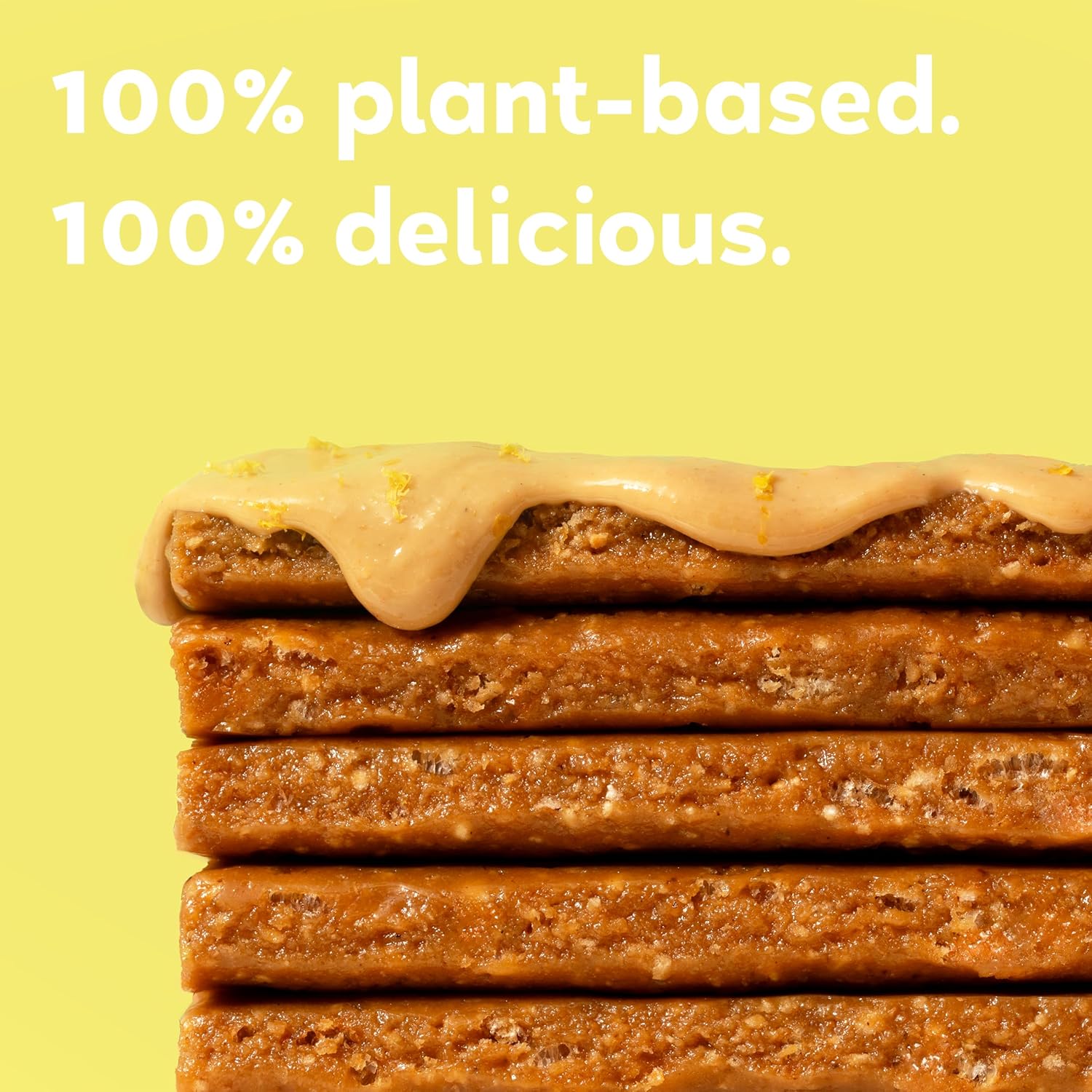 Organic Vegan Protein Bars - Lemon Flavor, 2.3 oz (12 Pack) by GoMacro MacroBar