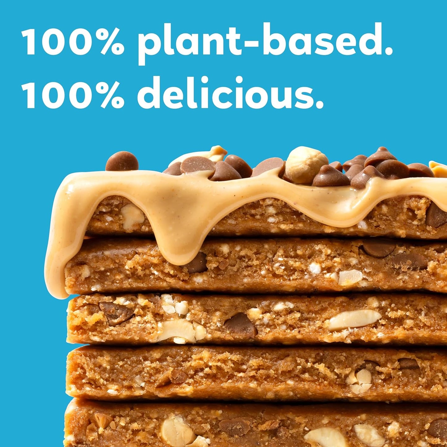 Organic Vegan Protein Bars - Peanut Butter (2.3 oz, 12 Pack) by GoMacro