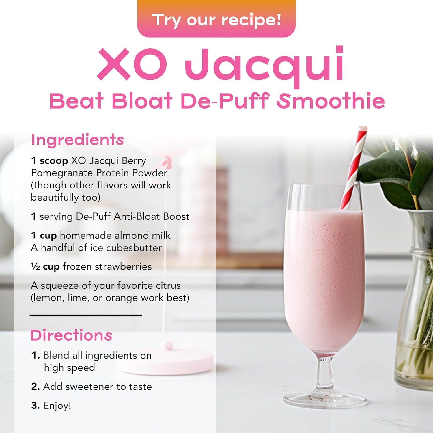 Organic & Vegan Protein Powder Variety Pack for Women by XO Jacqui - Made from Six Science-Backed Ingredients to Support Women's Health