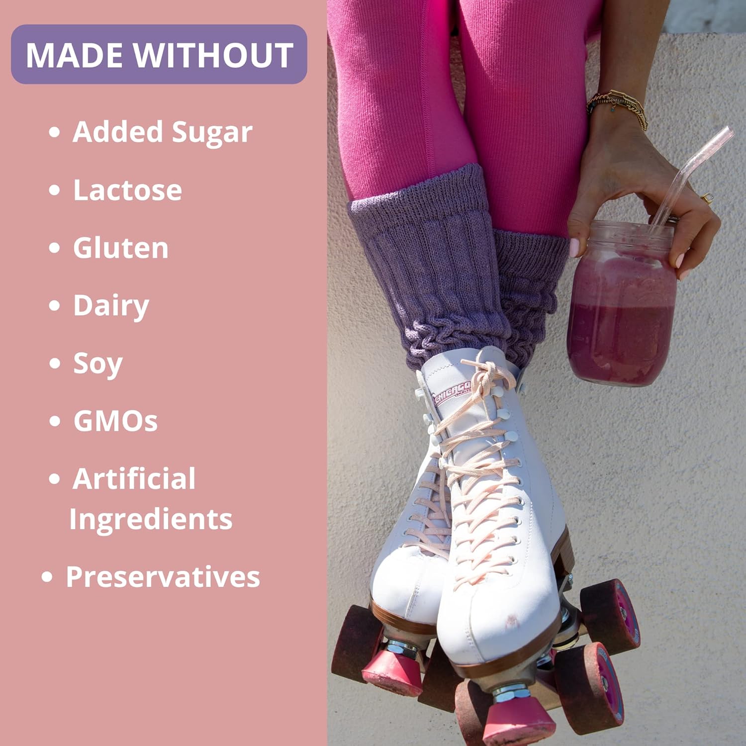 Organic Vegan Protein Powder with Rice Protein, Maca Root & Acai Berry - Dairy Free Superfood Blend Without Artificial Sweeteners