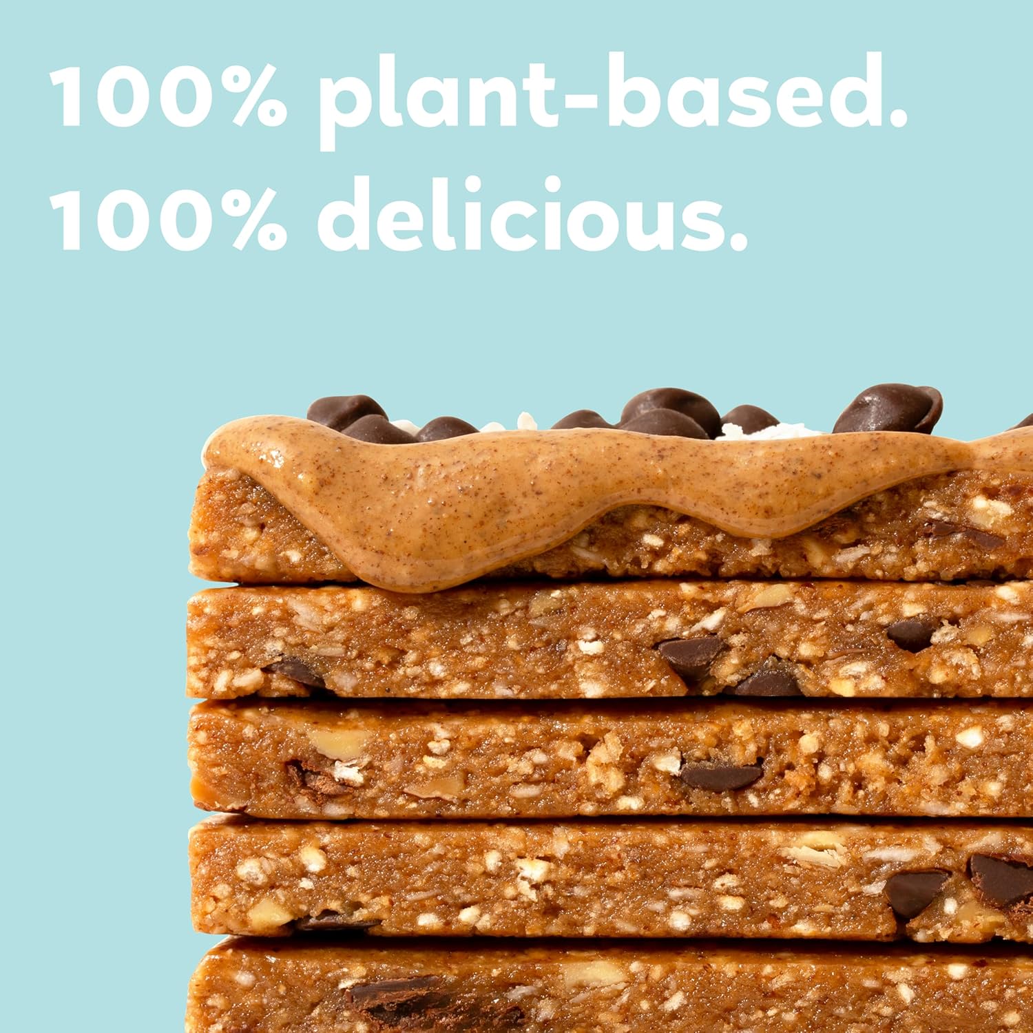 Organic Vegan Snack Bars - GoMacro MacroBar Mini Coconut, Almond Butter, Chocolate Chips (24 Count, 0.90 oz)