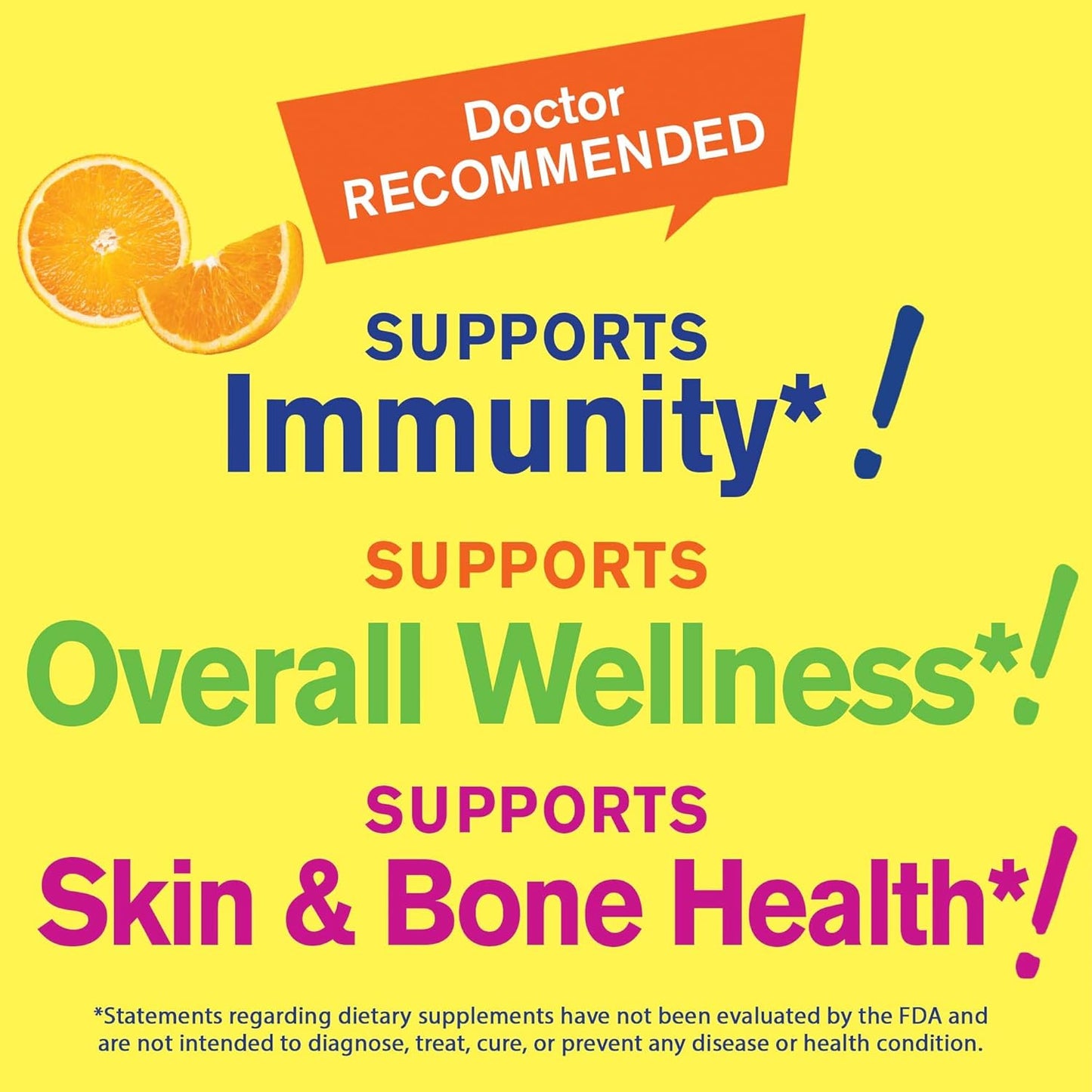 Organic Vitamin C, D3, Zinc, Iron Gummies Bundle - Gluten Free, GMO Free, Chewable Supplement