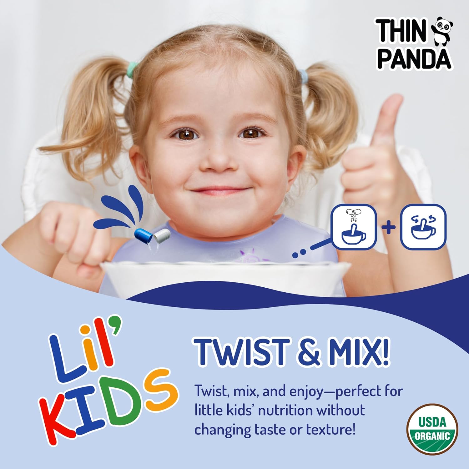 Organic Vitamin D3 Supplement for Toddlers | Strong Bones & Healthy Immunity | Unique Twist & Mix Design | GMO Gluten Vegan | 90 Servings