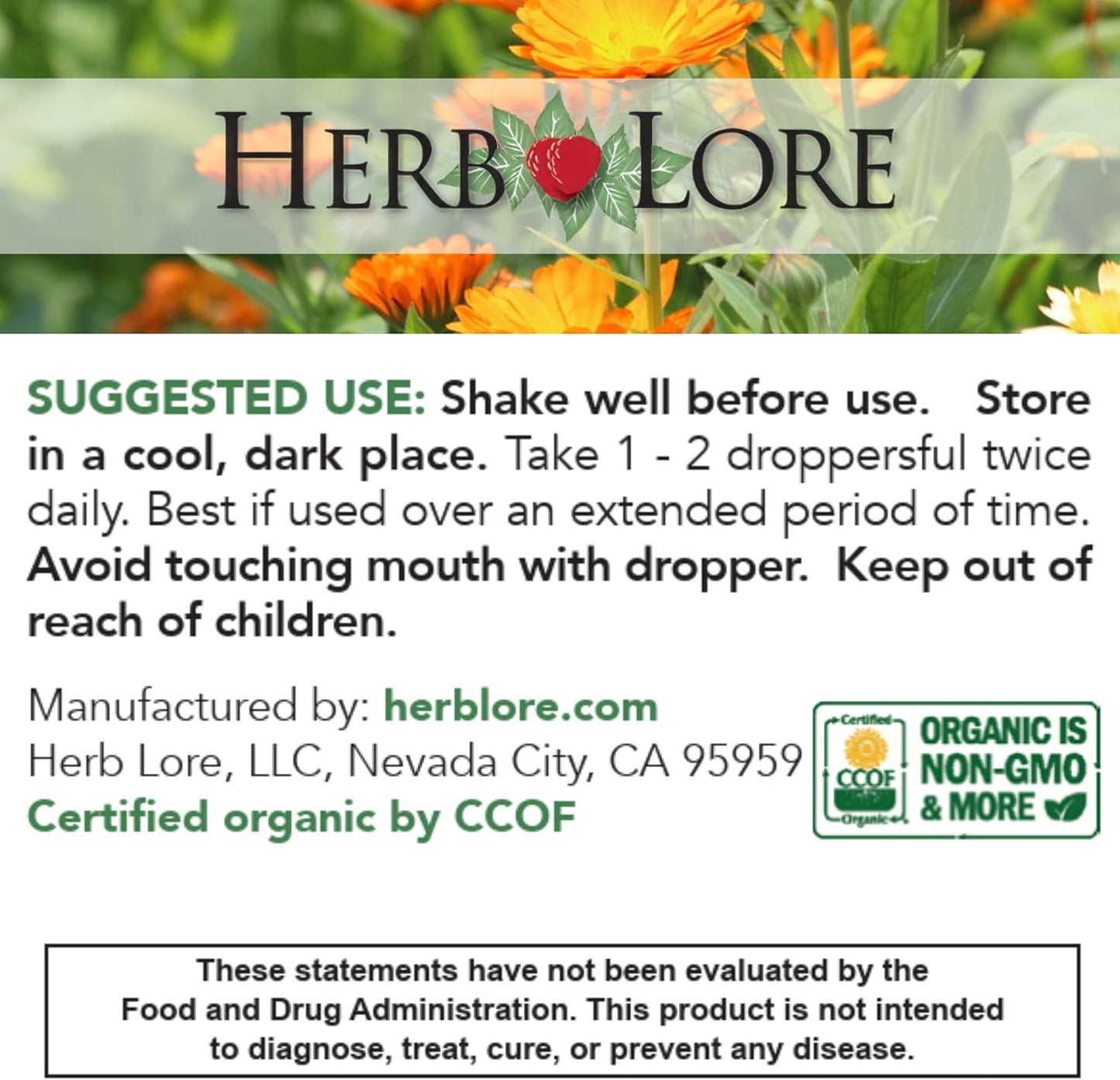 Organic Vitex Tincture for Women - Liquid Chasteberry Supplement - Chaste Tree Berry Extract - Alcohol Free (4 fl oz)