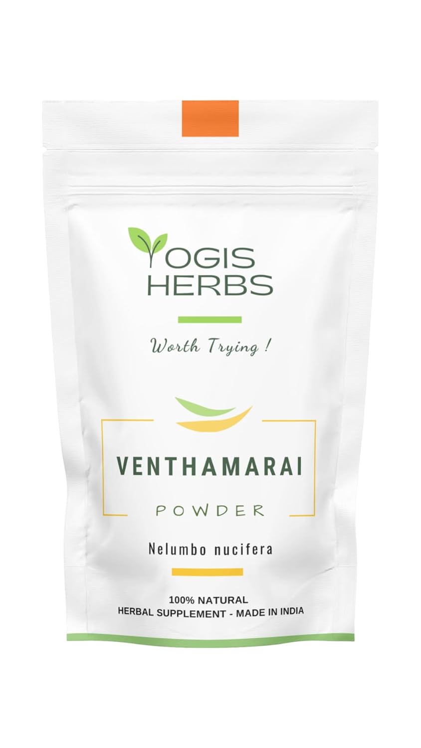 Organic White Lotus Powder (Nelumbo Nucifera) - 1 lb Fresh & Pure - YOGIS HERBS