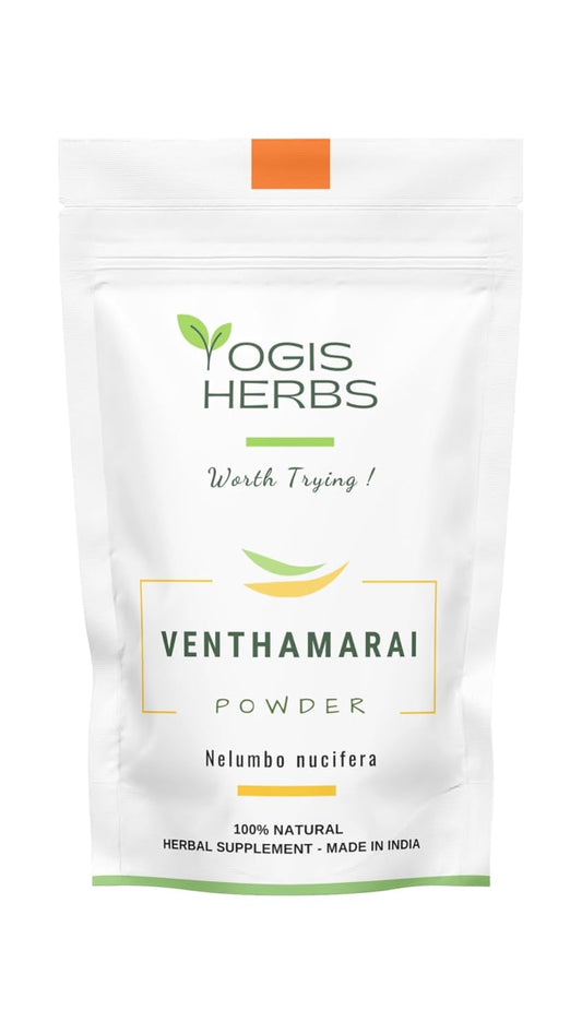 Organic White Lotus Powder (Nelumbo Nucifera) - 1 lb Fresh & Pure - YOGIS HERBS