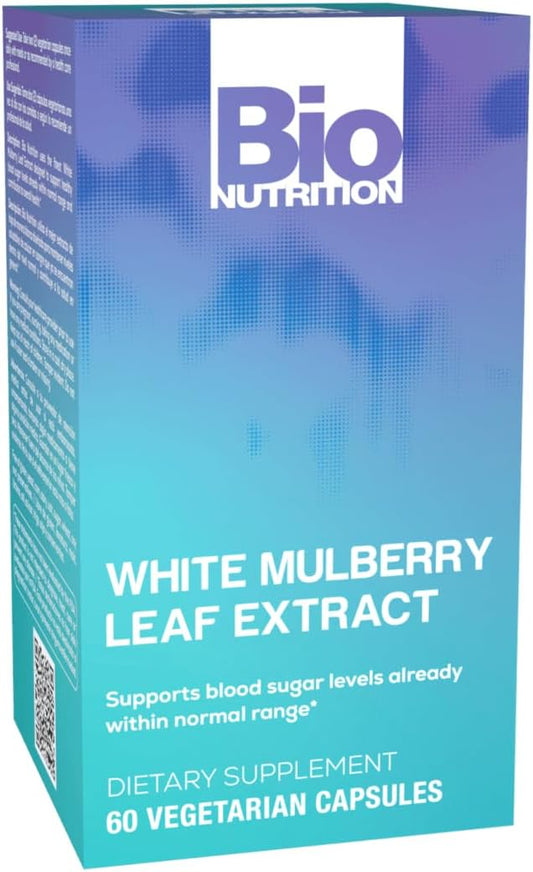 Organic White Mulberry Extract Capsules - Antioxidant-Rich Supplement for General Wellness, Immune Support, and Eye Health - 60 Vegetarian Capsules
