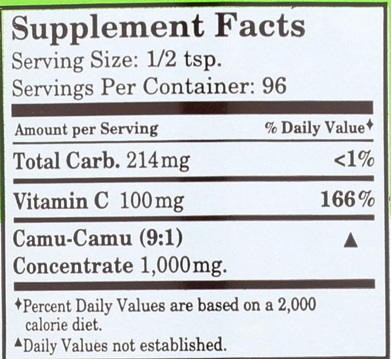 Organic Whole World BOTANICALS Royal Camu Powder - 3.5 OZ - Natural Vitamin C Supplement