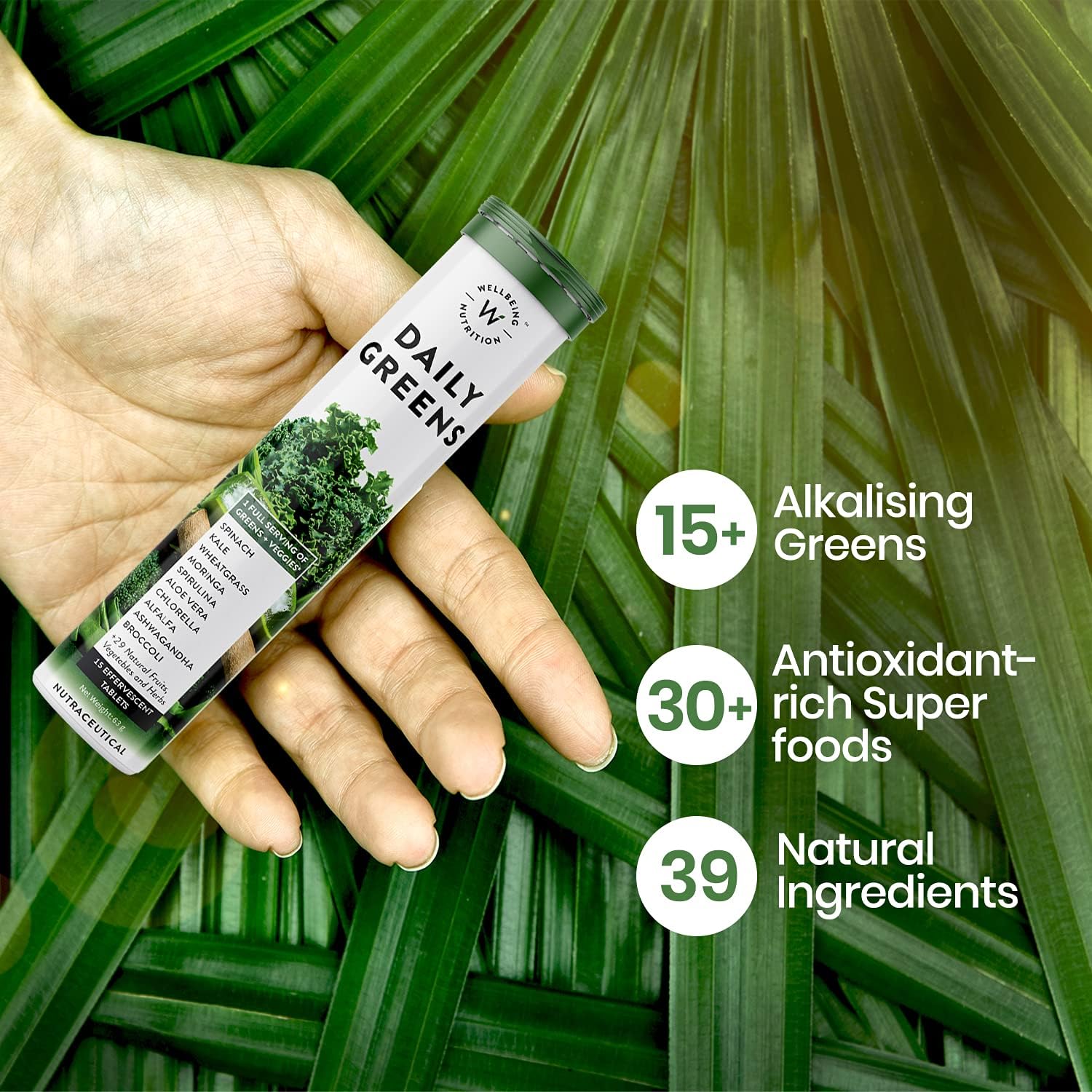 Organic Wholefood Multivitamin Tablets with Plant Superfoods for Immunity and Detox (Pack of 2) - 30 Tabs Total