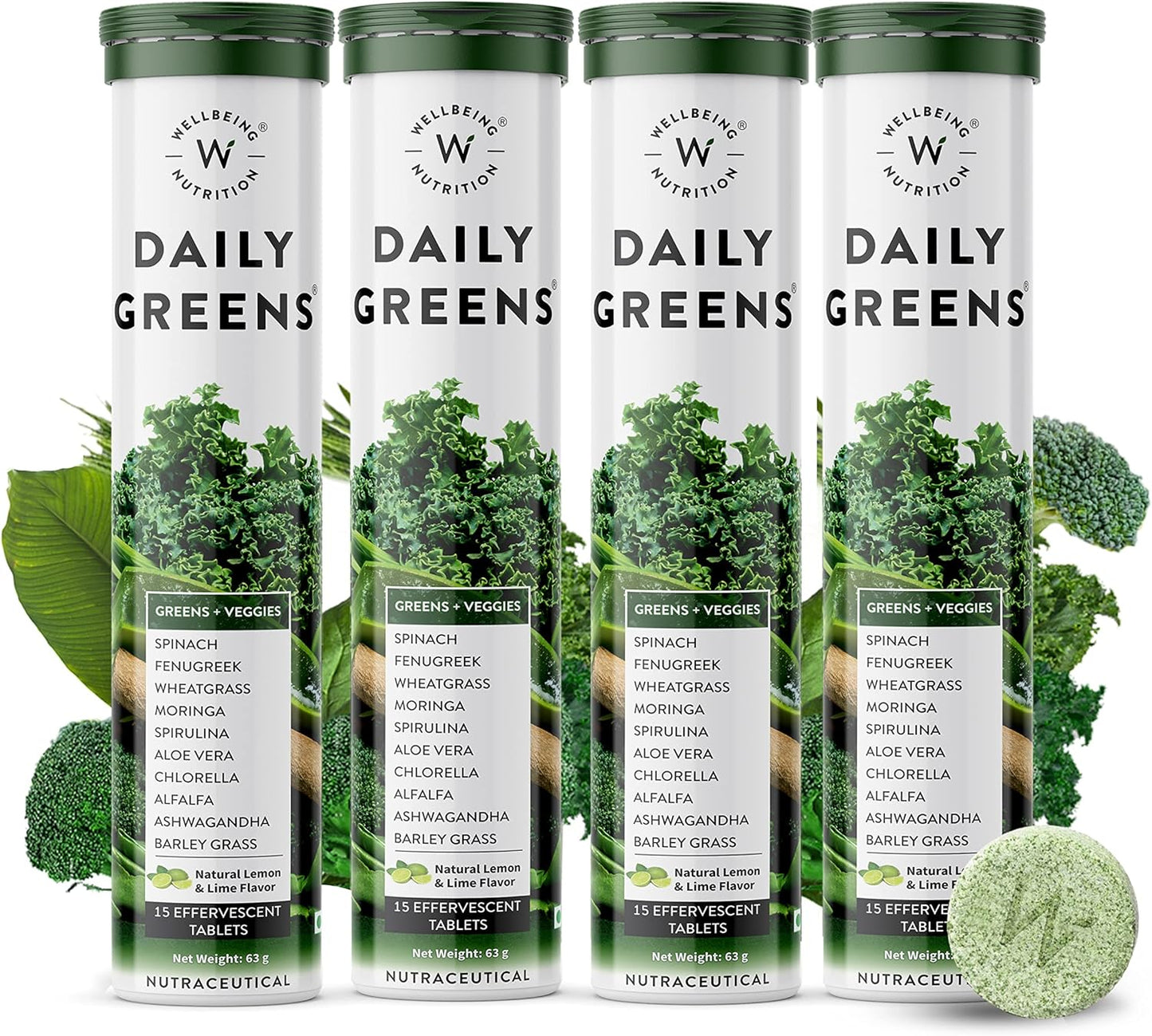 Organic Wholefood Multivitamin with Vitamin C, Zinc, B6, B12 for Immunity and Detox - Pack of 4