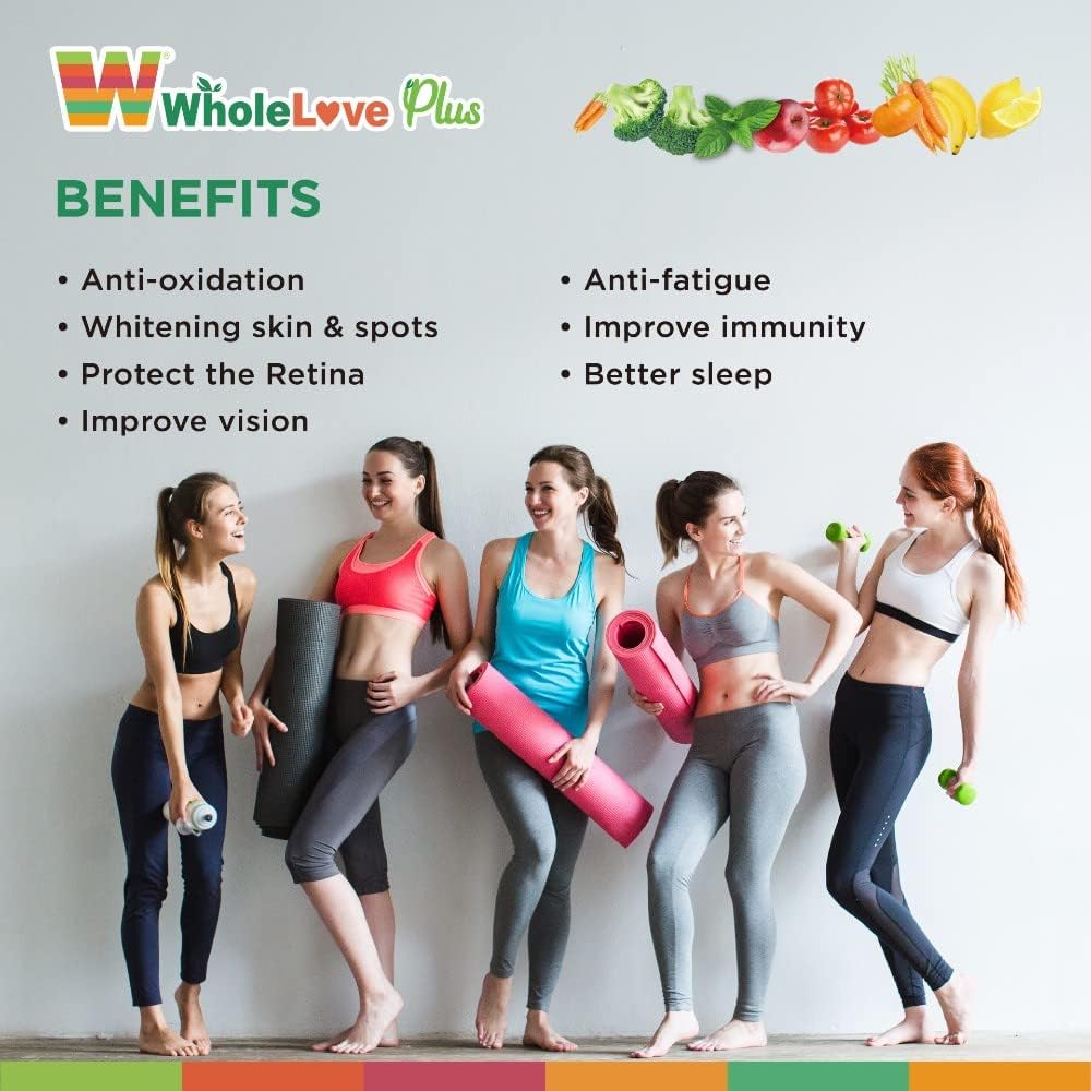 Organic WholeLove Plus Women's Multivitamin for Immune Support - 60 Tablets