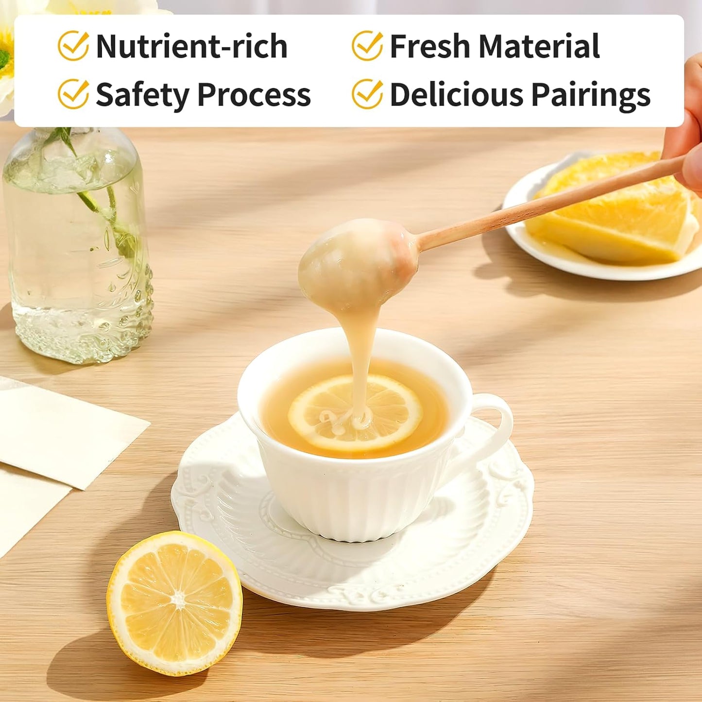 Organic Wildcrafted Sea Moss Gel with Mango Pineapple Flavor - 15OZ Vegan Superfood Rich in Vitamins and Minerals